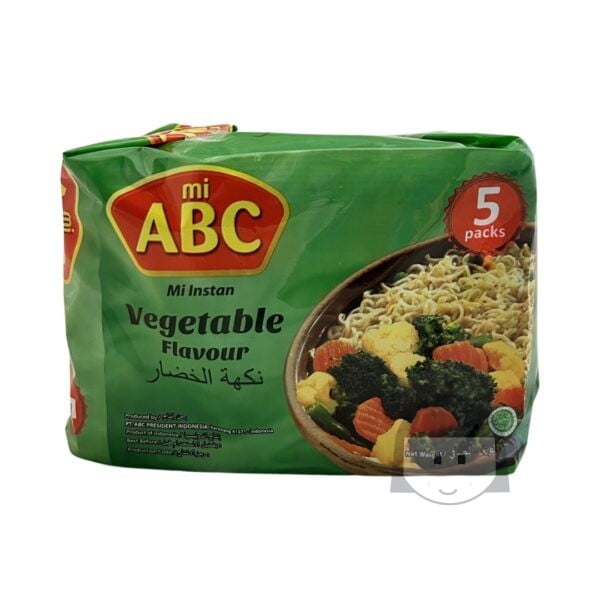 ABC Mi Instan Vegetable Flavour – 5 Packs of 70g Limited Products