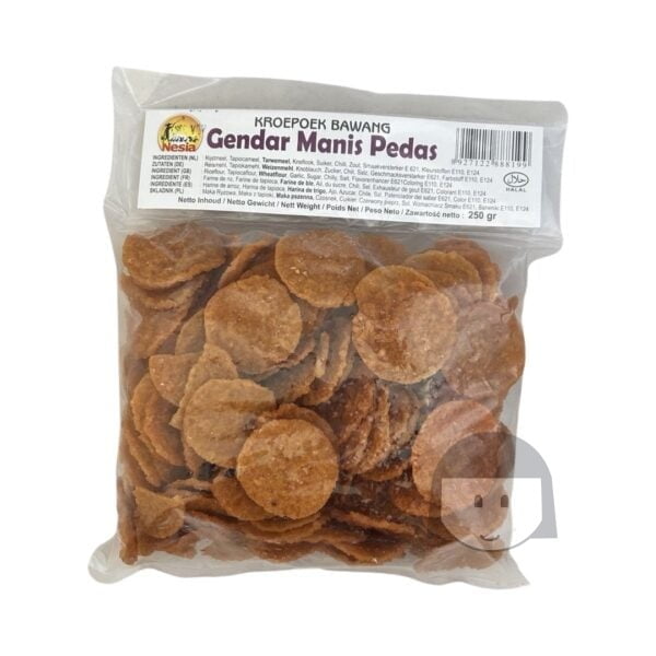Nesia Kerupuk Bawang Gendar Manis Pedas 200 gr