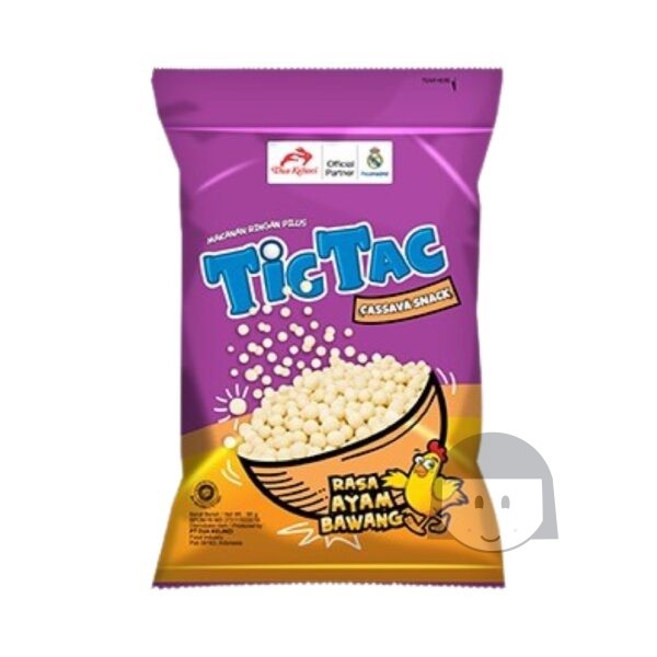Dua Kelinci Tictac Snack Rasa Ayam Bawang 80 gr