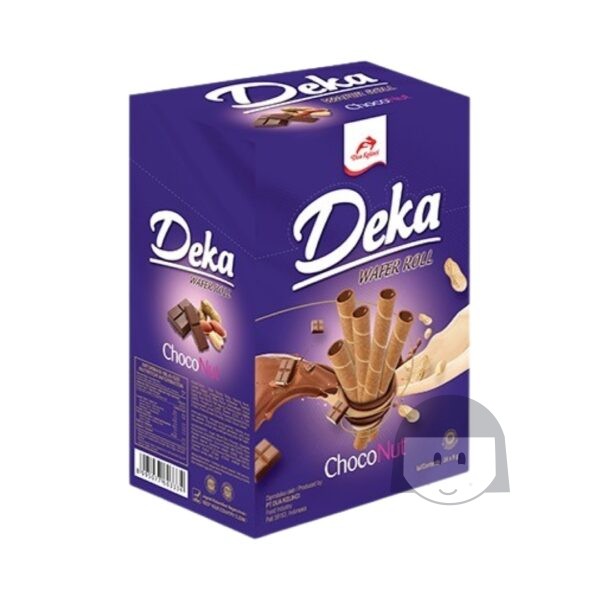 Deka Wafer Roll Choconut 8 gr x 24 pcs Sweet Snacks