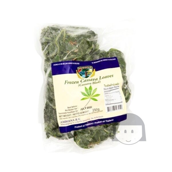 Amboina Frozen Daun Singkong 250 gr *SENDING AT OWN RISK*