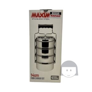 Maxim Stainless Steel Food Carrier Set / Rantang 4 Susun 14 cm Non Food