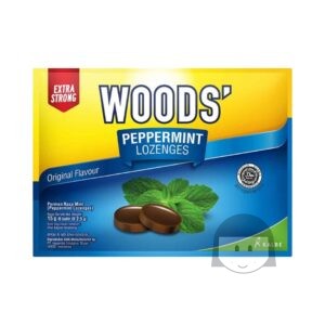 Woods Pepermunt Zuigtabletten Originele Smaak 15 gr Zoete snacks