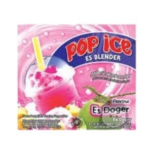 Pop Ice Milk Shake Powder Es Doger 25 gr, 10 sachets