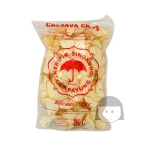 Mirasa Keripik Singkong Cap Payung 250 gr Savory Snacks