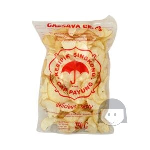 Mirasa Keripik Singkong Cap Payung 250 gr Jajanan Gurih