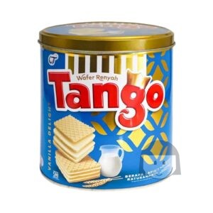Tango Wafer Renyah Vanilla Delight Kaleng 270 gr Cemilan Manis