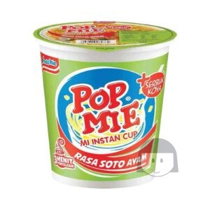 Pop Mie Mi Instan Cup Rasa Soto Ayam 75 gr Exp. 20-06-2024 Produk Terbatas