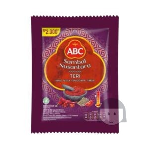 ABC Sambal Nusantara Teri 18 gr, 10 sachets Soy Sauce, Sauce & Sambal