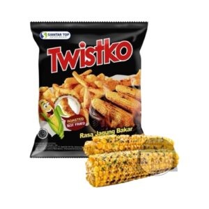Siantar Twistko Jagung Bakar 20 gr Savory Snacks