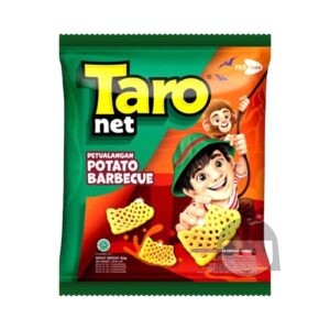 Taro Net Potato BBQ 62 gr Cemilan Gurih