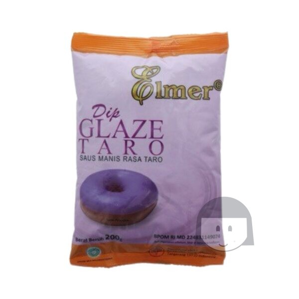 Elmer Dip Glaze Taro Saus Manis Rasa Taro 200 gr Baking Supplies