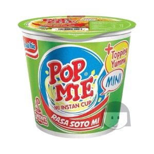 Pop Mie Mini Mi Instan Cup Rasa Soto Mi 39 gr Exp. 20-05-2024 Obral
