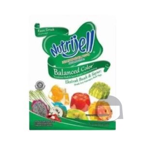 Nutrijell Jelly Powder Balanced Color Rasa Sirsak / Soursop 15 gr Baking Supplies