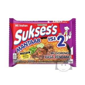 Sukses’s Mie Instan Isi 2 Mi Goreng Rasa Rendang 132 gr Limited Products