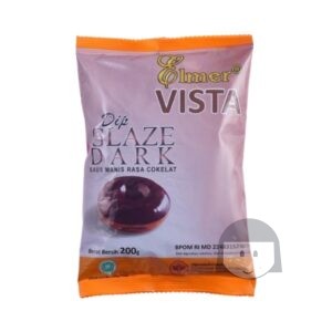 Elmer Vista Dip Glaze Dark Saus Manis Rasa Cokelat 200 gr Bakbenodigdheden