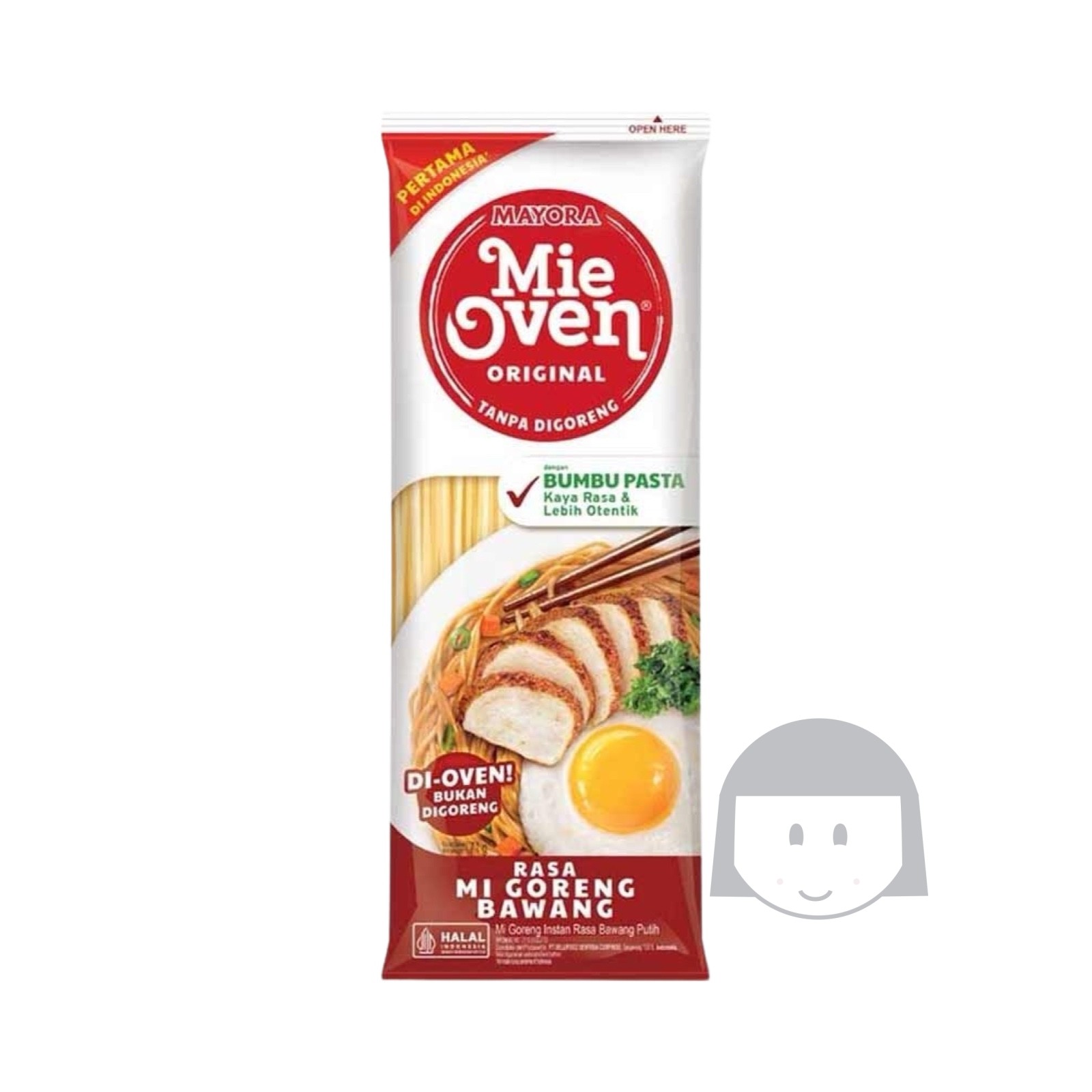 Mie Oven Original Rasa Mi Goreng Bawang 76 gr Noodles & Instant Food