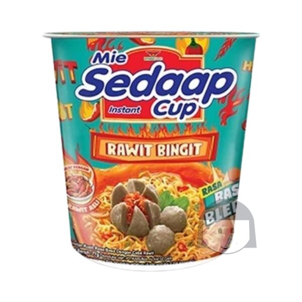 Mie Sedaap Cup Rawit Bingit Rasa Baso Bleduk 77 gr Limited Products
