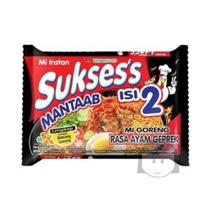 Sukses’s Mie Instan Isi 2 Mi Goreng Rasa Ayam Geprek 133 gr Limited Products