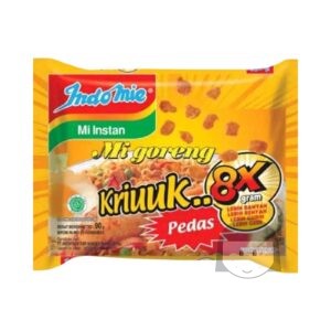 Indomie Mi Goreng Kriuuk Pedas 79 gr Noedels & Instant Voedsel