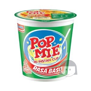 Pop Mie Mi Instan Cup Baso 75 gr Exp. 01-06-2024 Beperkte producten