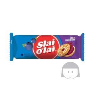 Slai O’lai Biskuit Susu dengan Selai Rasa Blueberry 128 gr Sweet Snacks
