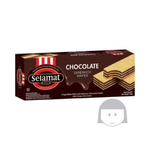 Selamat Chocolade Sandwich Wafel 145 gr Zoete Snacks