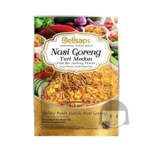 Mamasuka Delisaos Pasta Instan Nasi Goreng Teri Medan 50 gr Exp. 14-11-2025
