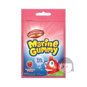 Cerebrovort Marine Gummy Strawberry 20 gr Kecantikan & Kesehatan