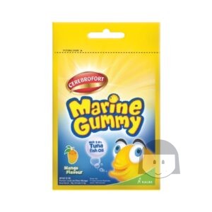 Cerebrovort Marine Gummy Mango 20 gr Schoonheid en gezondheid