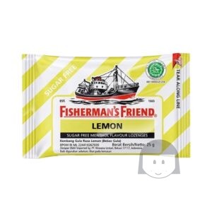 Fisherman's Friend Lemon Sugar Free 25 gr Makanan Ringan & Minuman