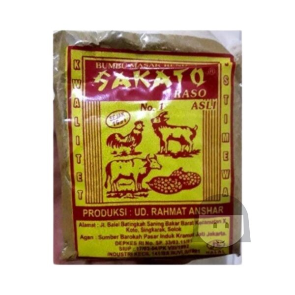 Sakato Raso Bumbu Masak Rendang 50 gr Bumbu & Tepung Berbumbu