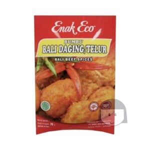 Enak Eco Bumbu Bali Daging Telur 70 gr Kruiden & Gekruide Meel