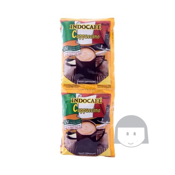 Indocafe Cappucino 25 gr, 10 zakjes