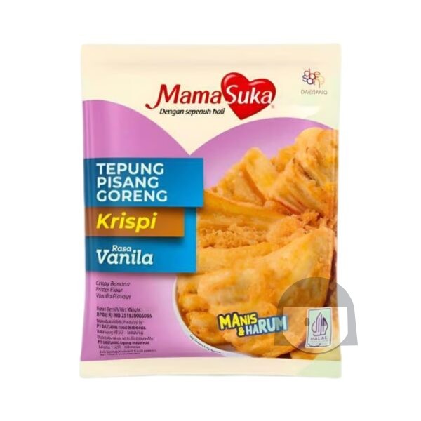 Mamasuka Tepung Pisang Goreng Krispi Rasa Vanila 210 gr