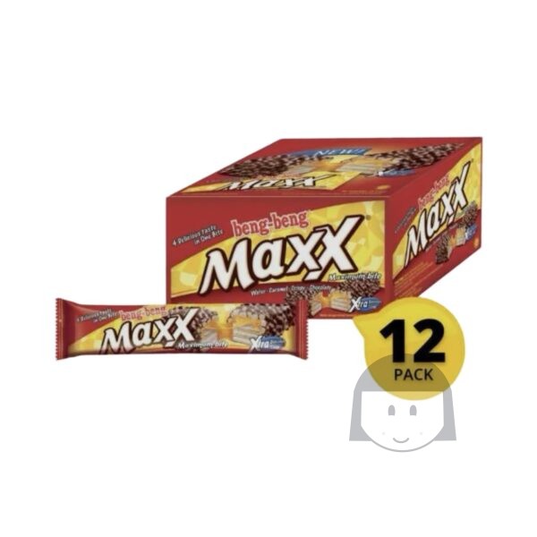 Beng-Beng Wafer dengan Sereal Bersalut Cokelat 32 gr x 12 pcs Exp. 12-2025