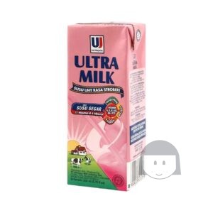 Ultrajaya Ultra Milk Rasa Stroberi 200 ml