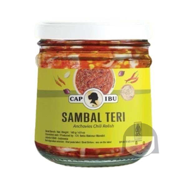 Cap Ibu Sambal Teri 140 gr Exp. 30-11-2025