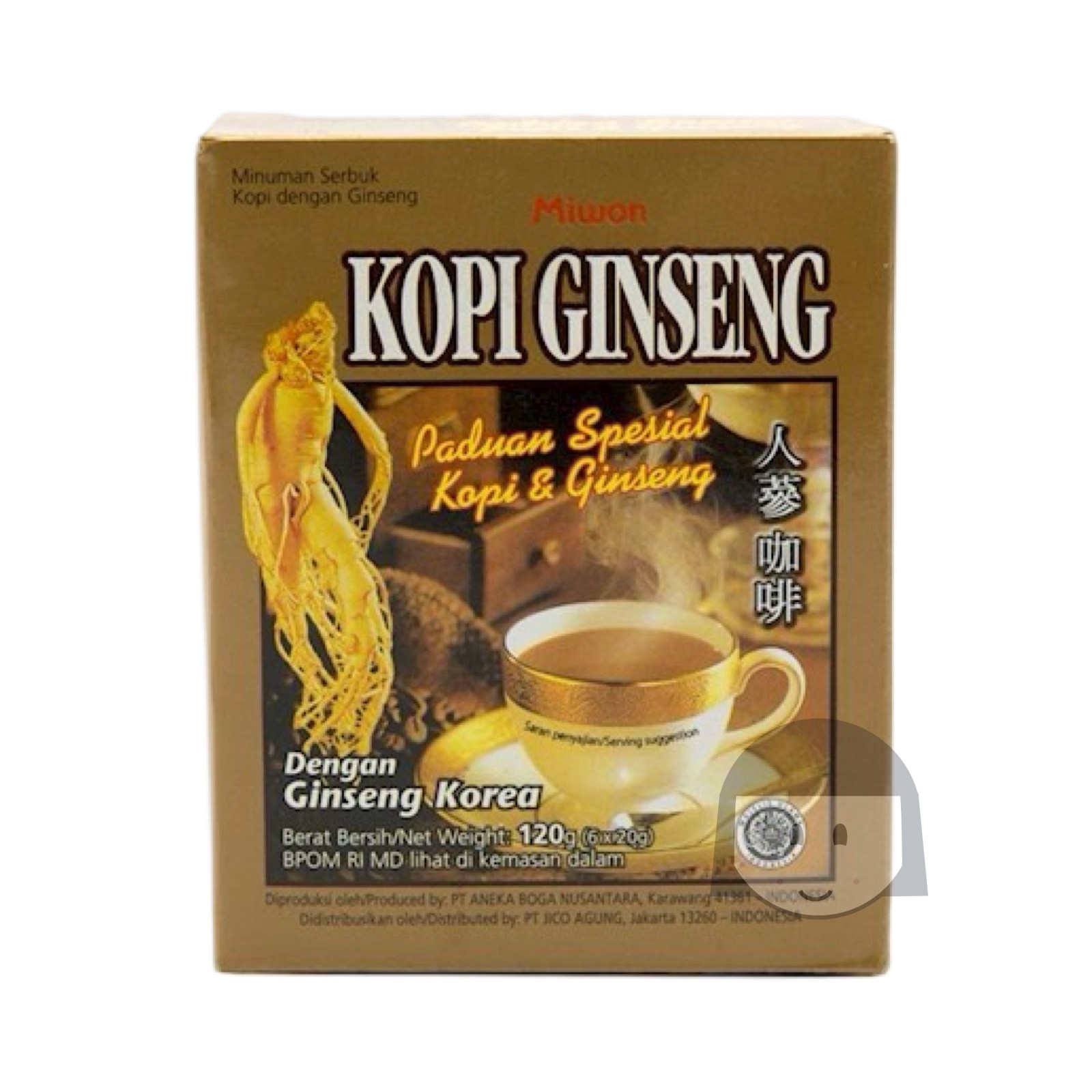 Miwon Kopi Ginseng 6 x 20 gr
