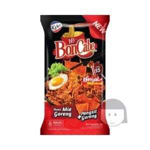 Kobe Mi Instan Boncabe Rasa Mie Goreng + Pangsit Goreng Level 15 90 gr Exp. 07-06-2025