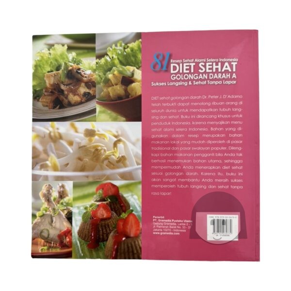 Preloved 81 Resep Sehat Alami Selera Indonesia Diet Sehat Golongan Darah A - Gambar 2