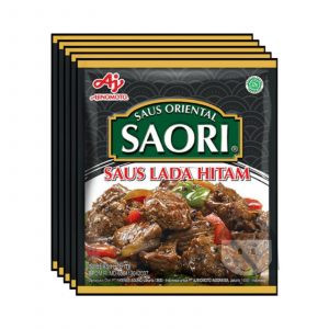 Saori Saus Lada Hitam 26 ml, 10 zakjes