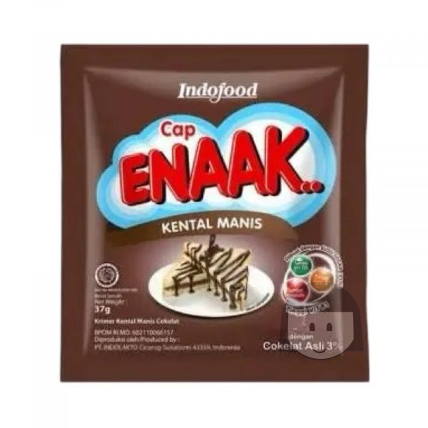 Indofood Cap Enaak Kental Manis Cokelat 37 gr, 6 sachets Exp. 28-07-2025