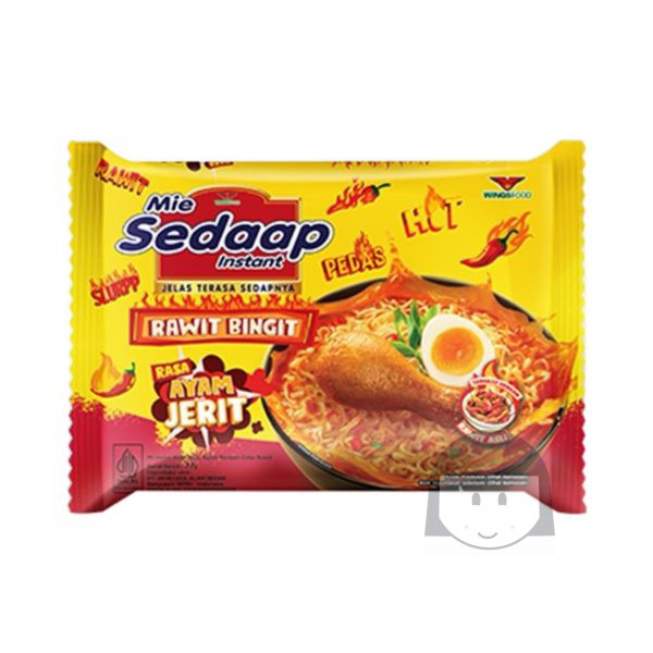 Mie Sedaap Instant Rawit Bingit Rasa Ayam Jerit 77 gr Exp. 01-11-2025