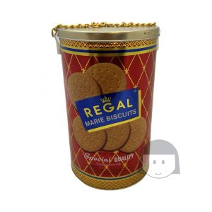 Preloved KALENG KOSONG Regal Marie Biscuits Besar Rantai Emas *LIKE NEW*