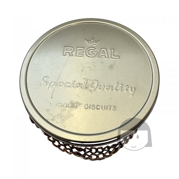 Preloved KALENG KOSONG Regal Marie Biscuits Besar Rantai Emas *LIKE NEW* - Image 2