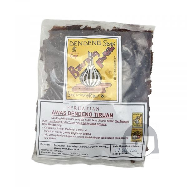 Cap Bawang Putih Dendeng Sapi 250 gr Exp. 17-09-2025