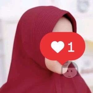 Atelier Angelina Girl Hijab Red Size 10 Non Food