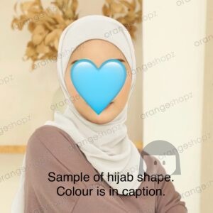 Preloved Hijab Instant Pashmina Light Blue Colour Non Food