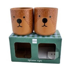 HEMA Dog Espresso Cup 2x